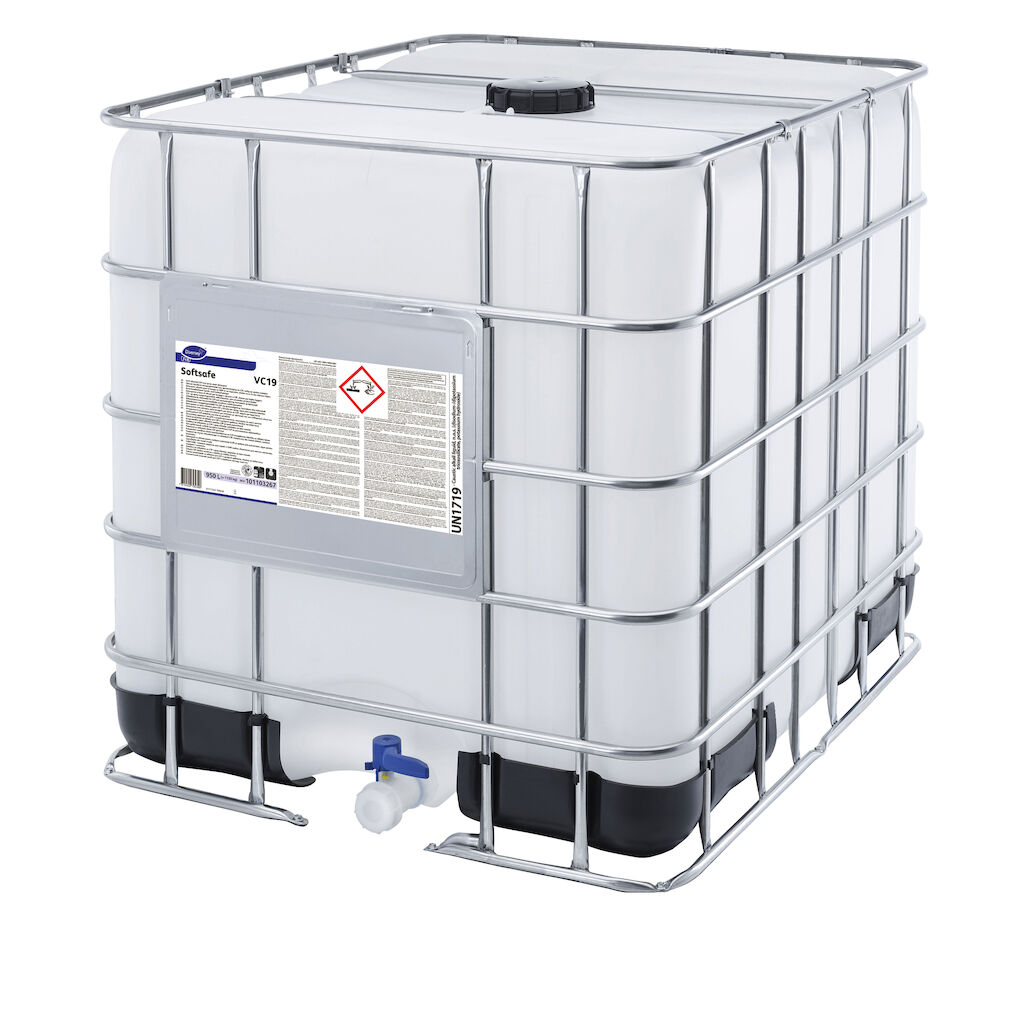 Softsafe VC19 950L - Détergent silicaté pour les NEP et le lavage par aspersion, sans danger pour les métaux légers